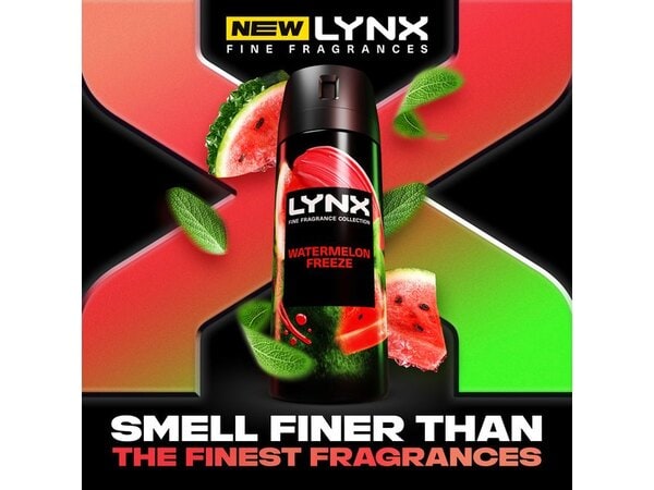 Lynx Fine Fragrance Collection Watermelon Premium Body Spray 150 ml