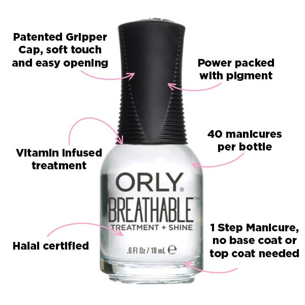 Orly Breathable Treatment + Shine 18ml