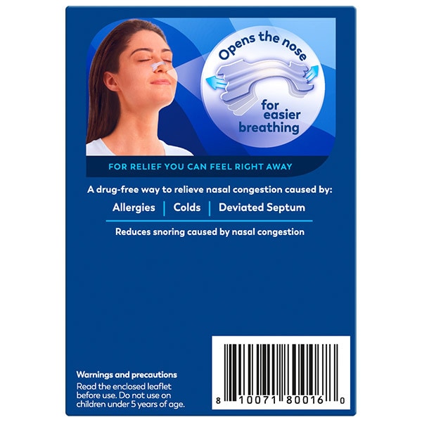Breathe Right Clear Nasal Strips Small/Medium 10s