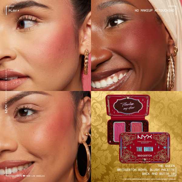 Nyx Professional Makeup X Bridgerton The Queen Blush Duo