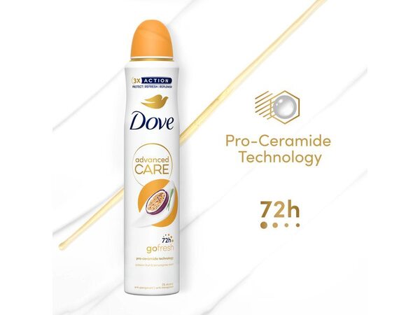 Dove Advanced Care Passion Fruit Anti-Perspirant Aerosol 200ml