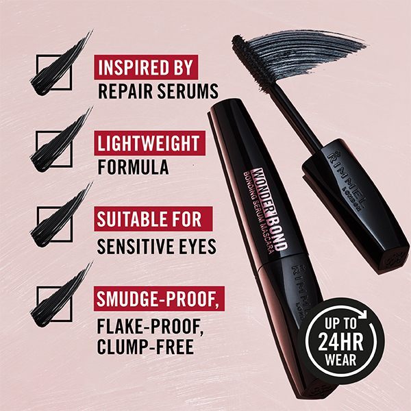 Rimmel Wonder'Bond Bonding Serum Mascara - 001 Black, 11ml