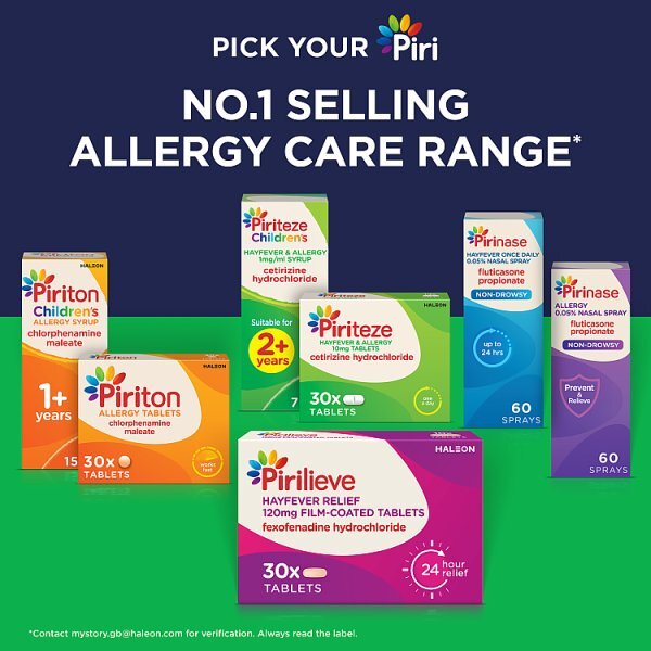 Piriteze Allergy Relief Cetirizine Syrup for Kids 70ml