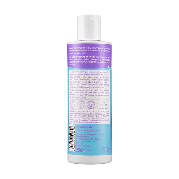 Clean Curls Super Softening Shampoo 250ml