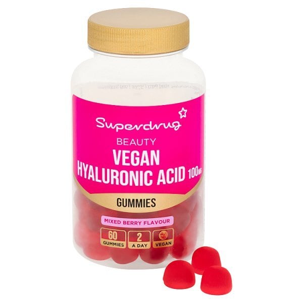 Superdrug Hyaluronic Acid Vegan Gummies 60s
