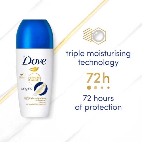 Dove Advanced Care Original Anti-Perspirant Roll On 50 ml