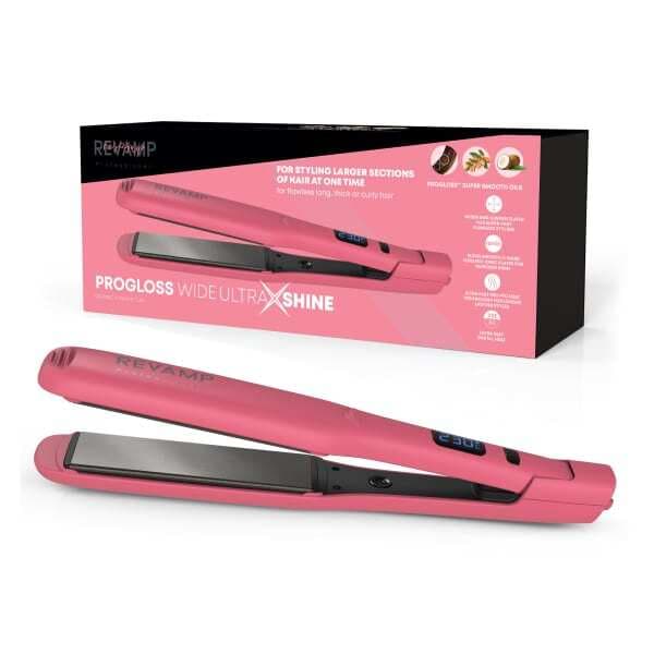Revamp Progloss Wide Ultra Shine Straightener - Pink Power