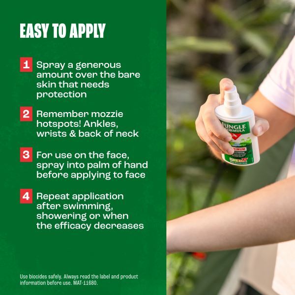 Jungle Formula Insect Repellent Spray with DEET, 125ml