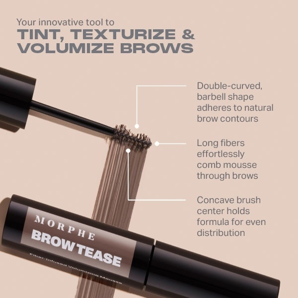 Morphe Brow Tease Volumizing Mousse - Biscotti