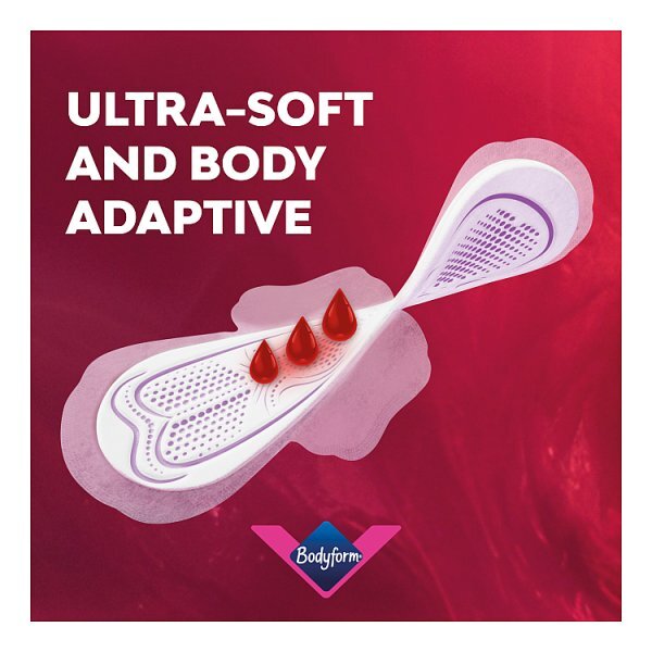 Bodyform Ultimate Ultra Regular Sanitary Towels Wings 12 pk