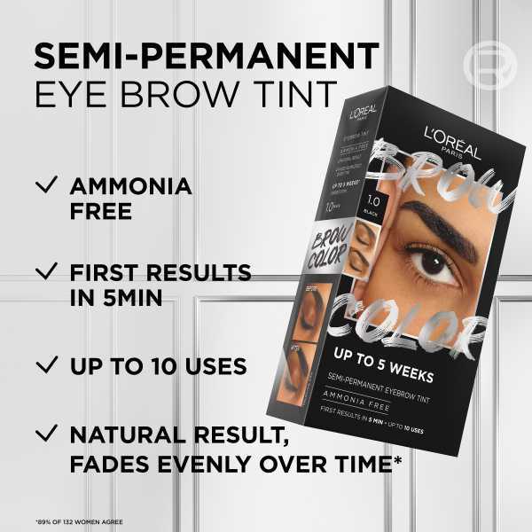 L'Oréal Paris Brow Color Semi-Permanent Tint 5.0 Brunette