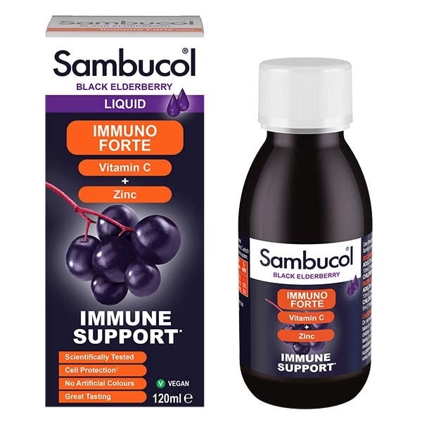 Sambucol Immuno Forte Black Elderberry Liquid 120ml
