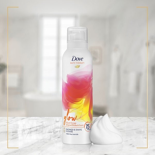 Dove Shower Mousse Foam Glow Shower & Shave 200Ml