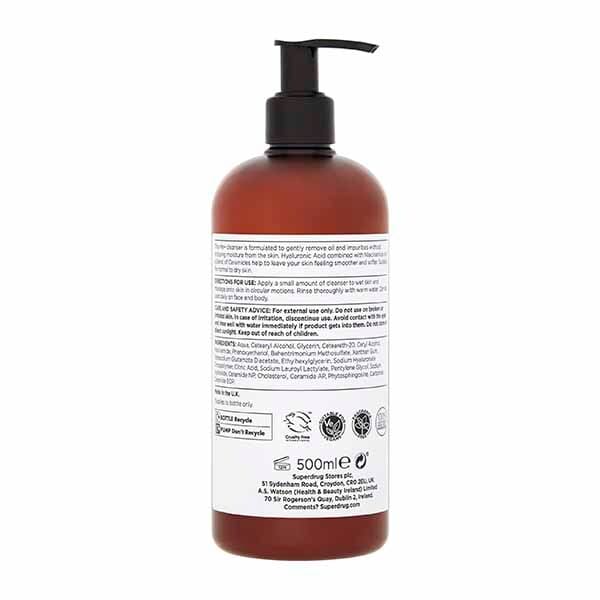 Me+ Hyaluronic Acid Supersize Cleanser 500ml
