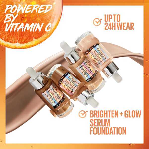 Maybelline Super Stay 24H Foundation + Vitamin C*-Shade 36