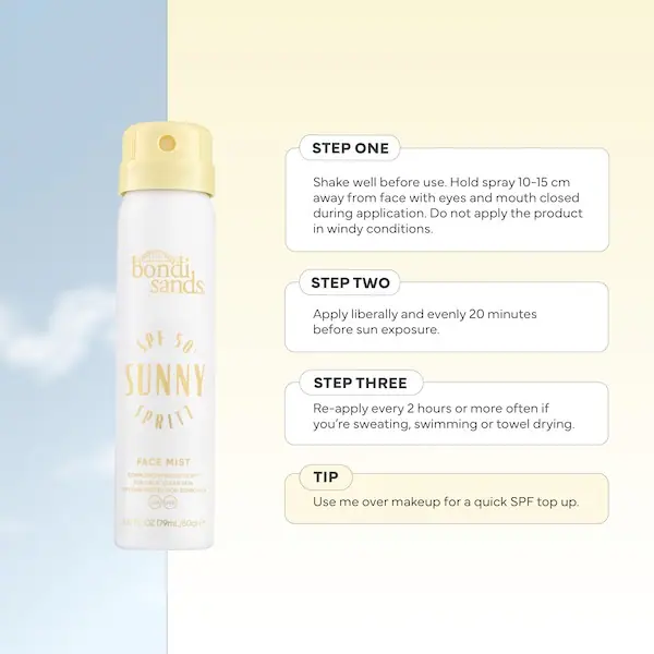Bondi Sands Sunny Spf 50+ Face Mist 60G (Uk)