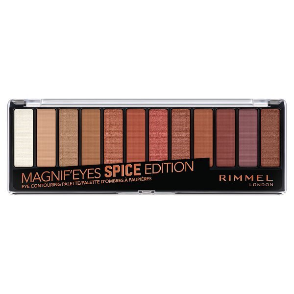 Rimmel Magnif'eyes 12 Pan Eyeshadow Palette, Spice Edition