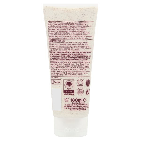 Vitamin E Gentle Oatmeal Exfoliater