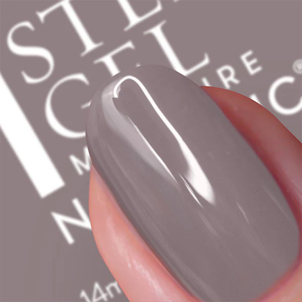 Nails.INC Its Topless Megan Mushroom Grey Polish 14ml