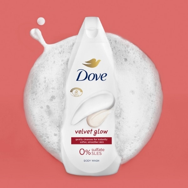 Dove Velvet Glow Body Wash 450 ml