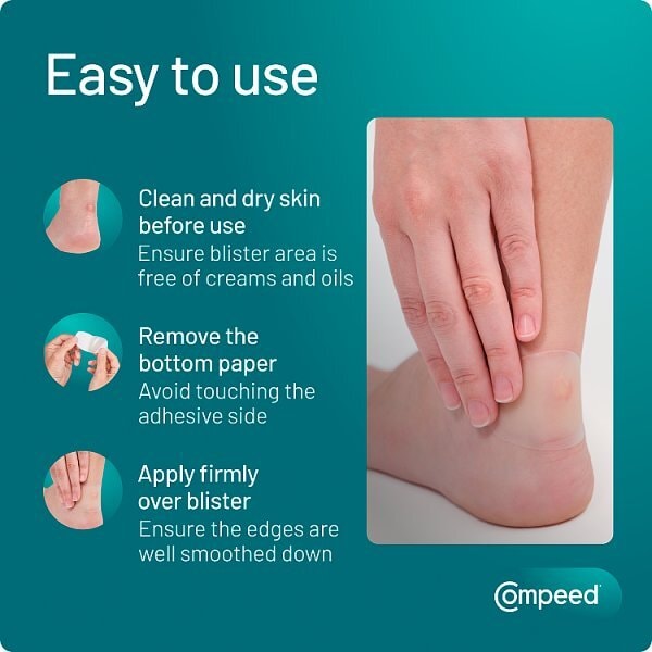 Compeed Cushioned Blister Plasters Medium Pack of 5