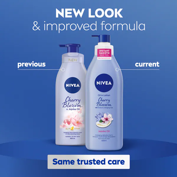 NIVEA Cherry Blossom & Jojoba Oil Body Lotion 400ml