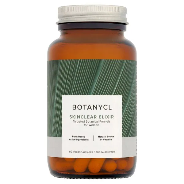 Botanycl Skinclear Elixir - 60 Vegan Capsules For Women
