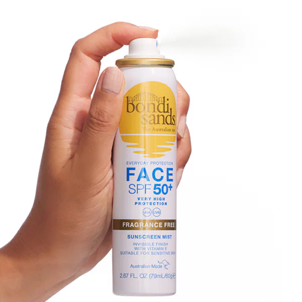 Bondi Sands Fragrance Free Face Mist Spf 50+ 60g