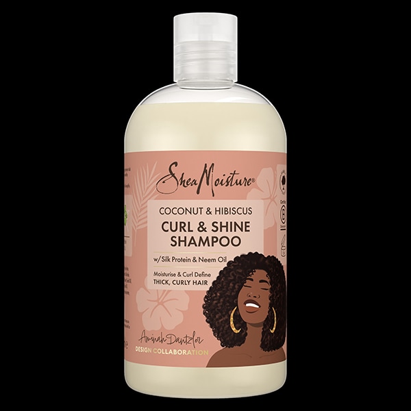 SheaMoisture  coconut & hibiscus curl & shine shampoo 384ml