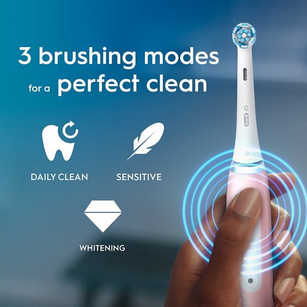 Oral-B iO3 Blush Pink Electric Toothbrush + Travel Case