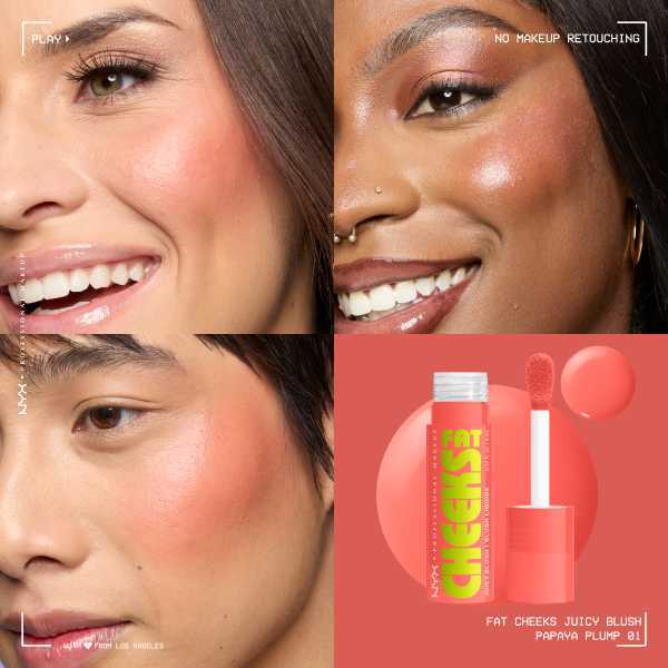 NYX Professional Makeup Fat Cheeks Blush  Papaya Plump