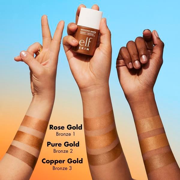 e.l.f. SKIN Bronzing Drops Copper Gold 30ml