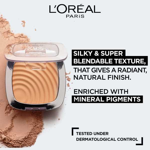 L'Oréal Paris True Match Press Powder Foundation 3W Golden Beige