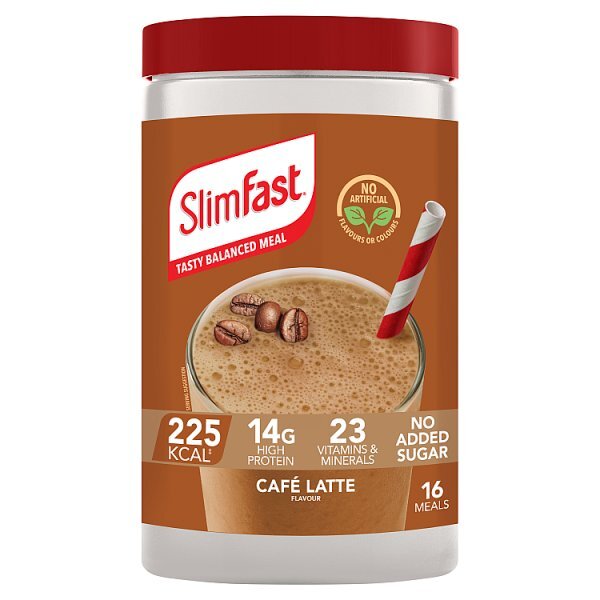 Slimfast Caf Latte Powder 584g