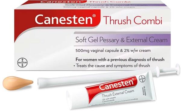 Canesten Thrush Combi Pessary  & Canescool Soothing Gel