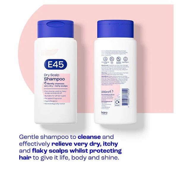 E45 Dry Itchy Scalp Shampoo 200ml