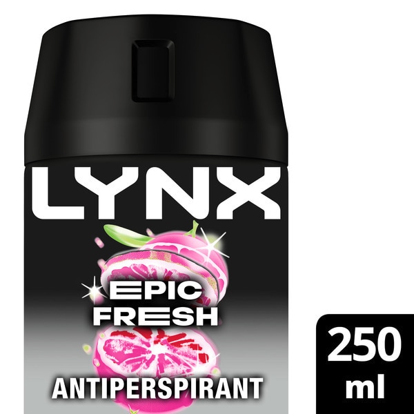 Lynx Epic Fresh Anti-Perspirant Deodorant Aerosol 250 ml