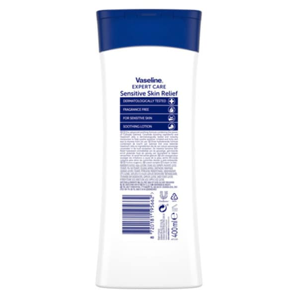 Vaseline Expert Care Sensitive Skin Relief Body Lotion 400 ml