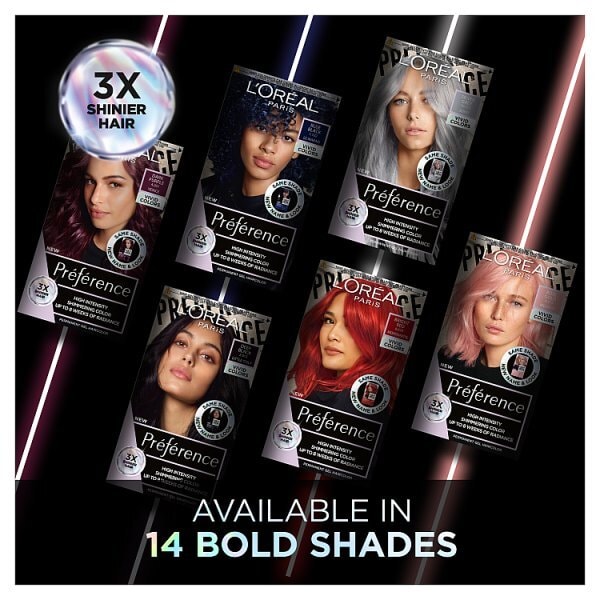 Preference Vivids (Colorista) Hair Dye Bright Red 8.624