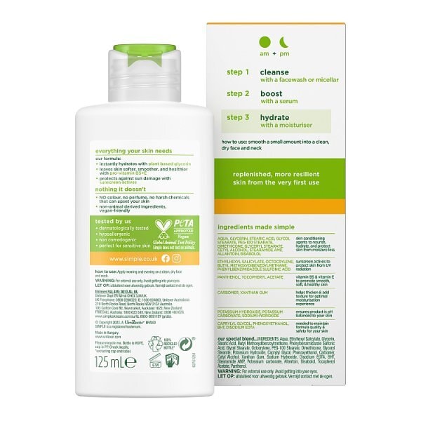 Simple Kind to Skin Protecting Light Moisturiser SPF15 125ml