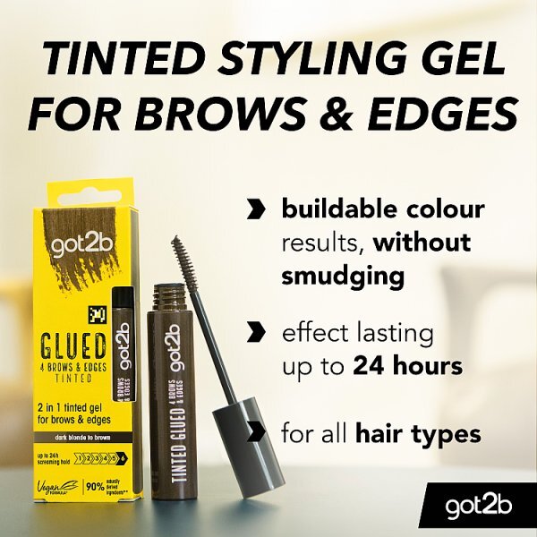 got2b Glued Brows & Edges Tint Dark Blonde to Brown 16ml
