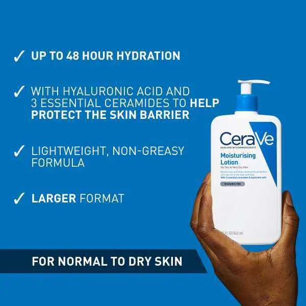 CeraVe Moisturising Lotion with Ceramides for Dry-Very Dry Skin 473ml