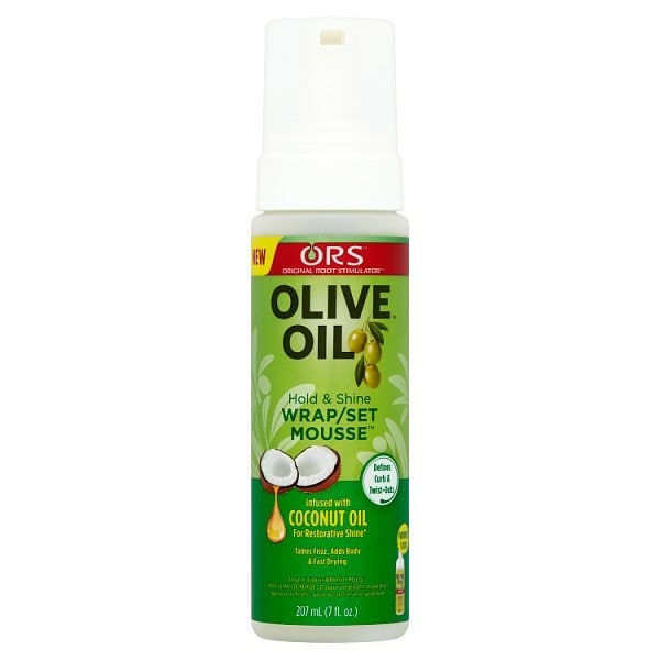 O.R.S Olive Oil Wrap and Set Hair Styling Mousse 207ml