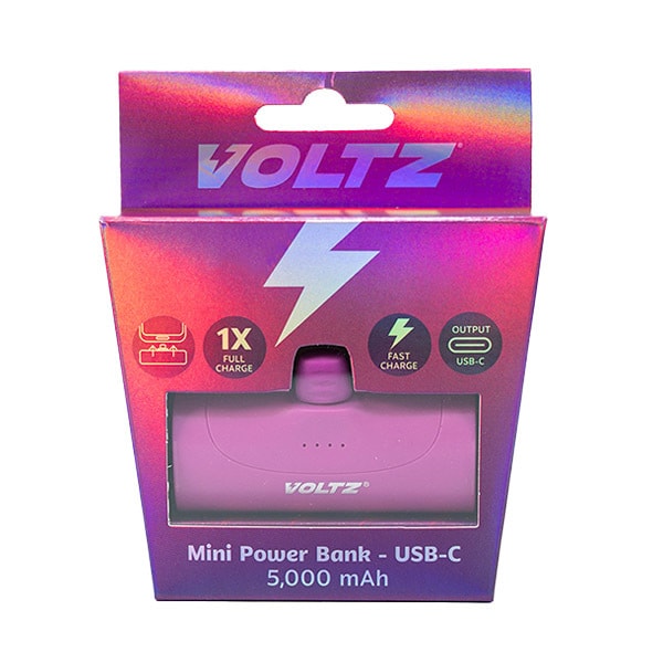 Voltz 5K Power Bank Usb-C Purple