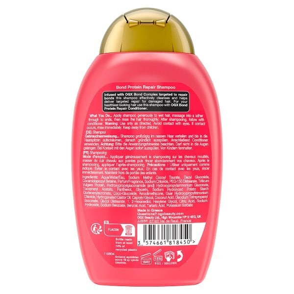 ogx Bond Protein Repair Lightweight Shampoo 385ml