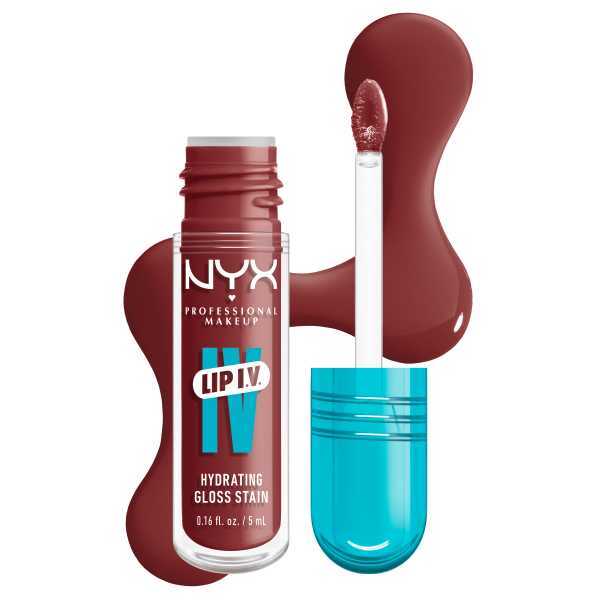 NYX Professional Makeup Lip IV Hydrating Lip Stain Gloss Dripping Rose