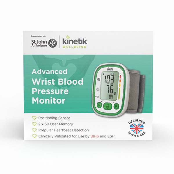Kinetik Wellbeing Automatic Wrist Blood Pressure Monitor