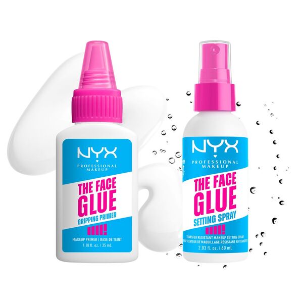 NYX Professional Makeup The Face Glue Prime & Set Bundle