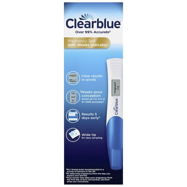 Clearblue Digital Weeks Indicator Pregnancy Test - 1 Test