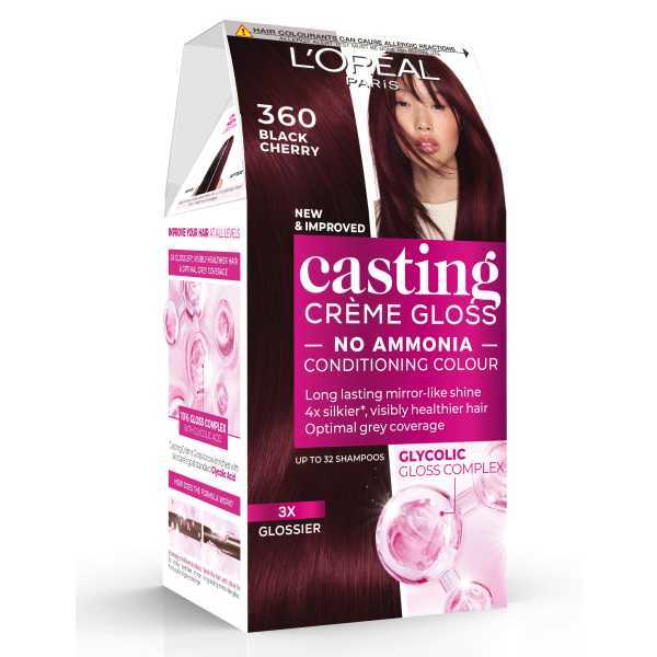 L'Oréal Casting Crème Gloss 360 Black Cherry Hair Dye